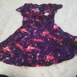 Hot topic galaxy dress